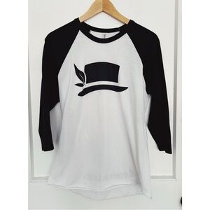 Black & White Tragically Hip Baseball Shirt Size M